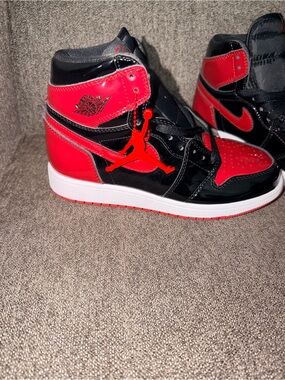 Jordan Kids' Sneakers in Black and Red